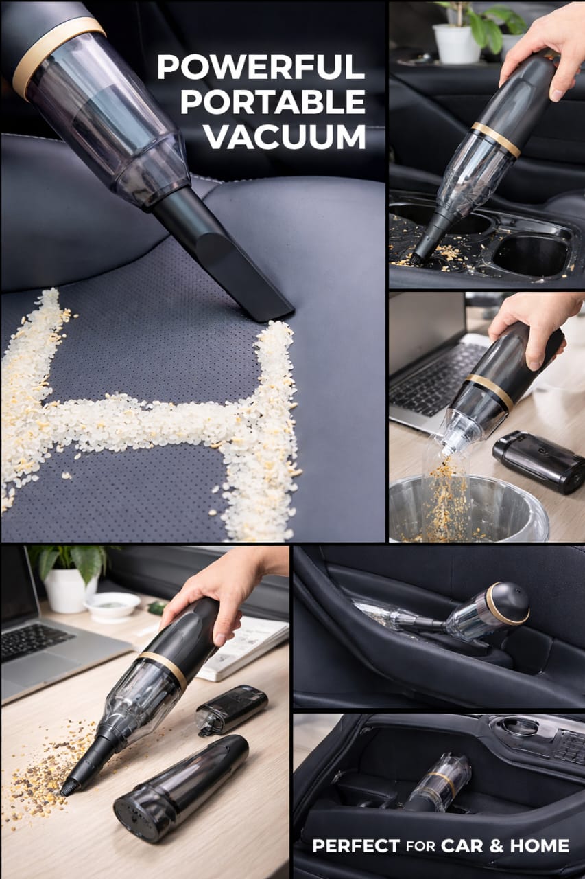 portable handheld car vacuum cleaner