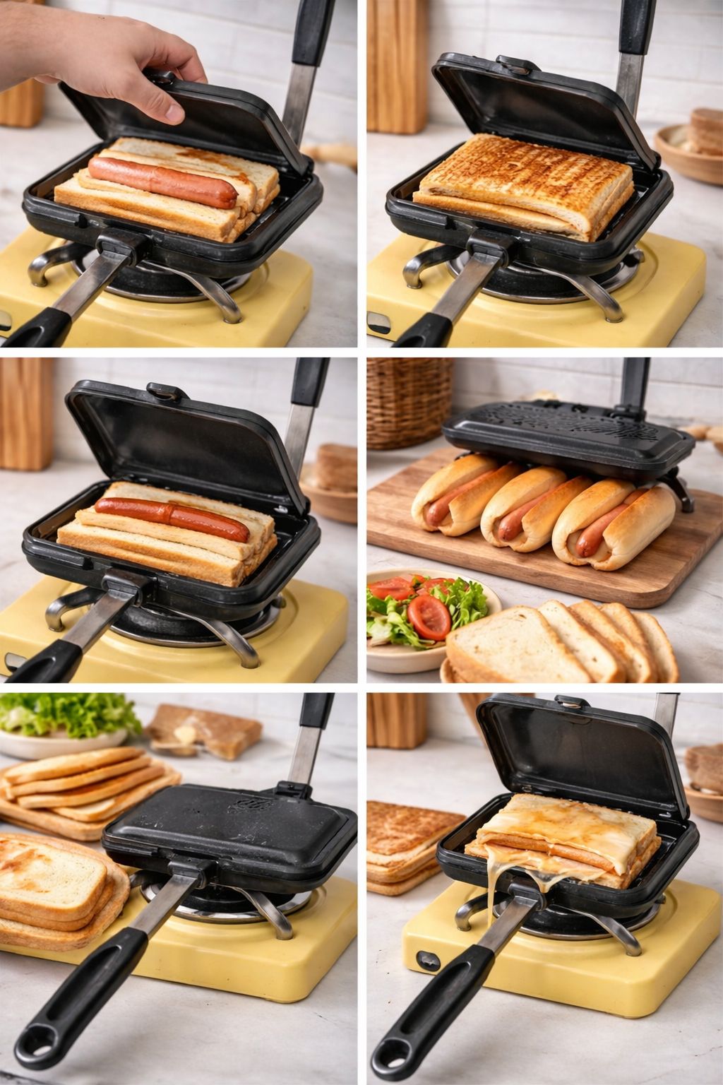 hot dog and sandwich slicing tool