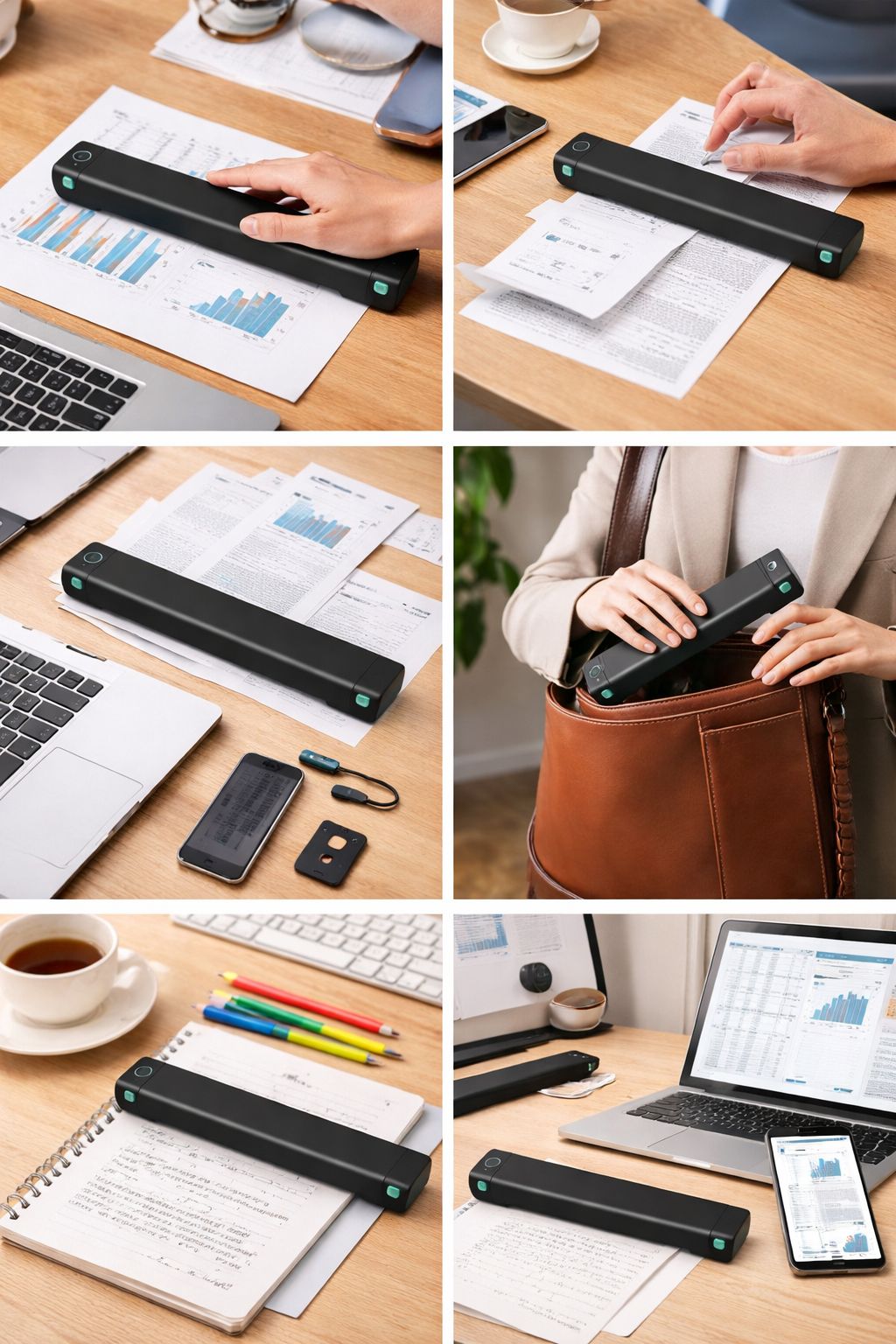 portable wireless document scanner