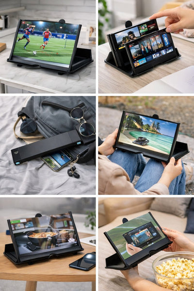foldable smartphone screen magnifier